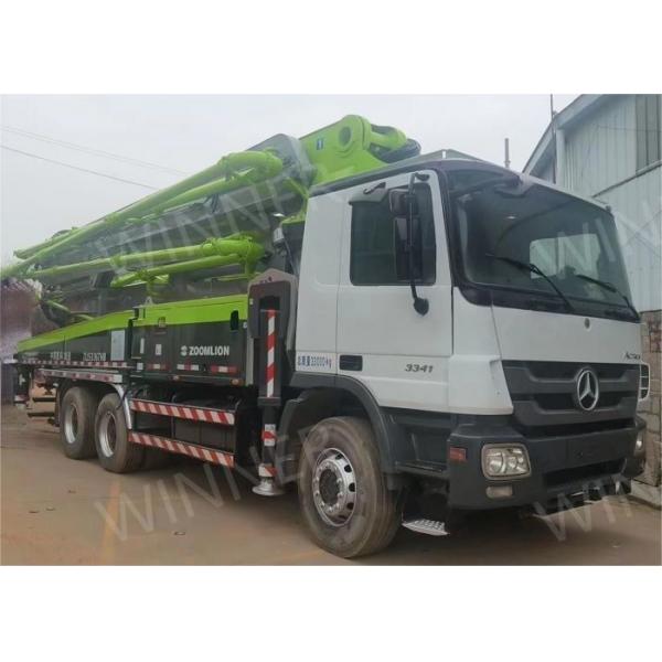 Quality 2012 Mode Refurbished Zoomlion Concrete Pump Truck 47m Used Tri Axle Trucks for sale