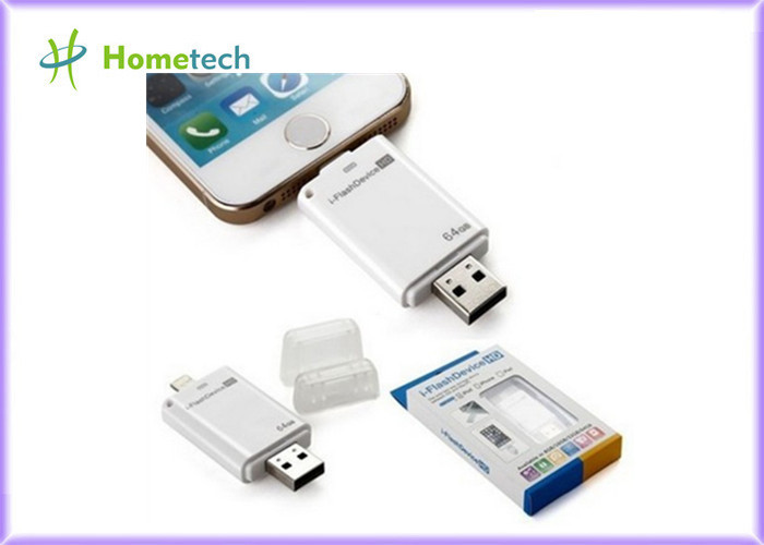China USB i- Flash Drive HD For iPhone / ipad with Toshiba Samsung Flash Chip , 16G 32G 64G factory