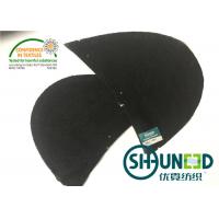 China Thinner Mens Black Color Sewing Shoulder Pads For High Level Apparel Industry factory