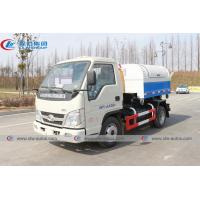 China 4 CBM Dongfeng Hydraulic Hook Lifting Truck For Garbage Collection factory