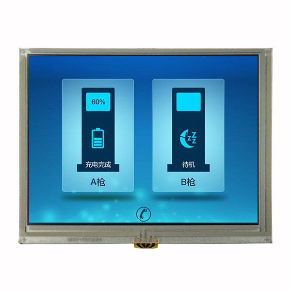 Quality 40 Pin Color 5.6 Inch TFT LCD RGB Display With Resistive Touch Panel for sale