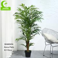 China 110cm Anti UV Artificial Areca Palm Tree , Large Bonsai Tree For Office factory
