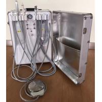 China Mini Suitcase Veterinary Portable Dental Unit With 6pcs Holder And Suction for sale