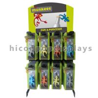 China Metal Hook Accessories Display Stand Tabletop Custom Advertising Keyring Display Rack factory