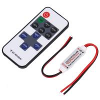 Quality RF Wireless LED Mini Controller Remote Control For Monochrome Strip Light for sale