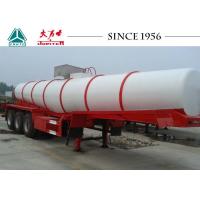 China Durable Sulphuric Acid Tanker Trailer 3 Axles 30-40 Tons Capacity factory