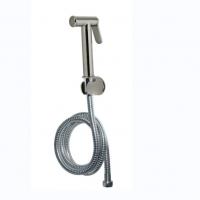 China Sustainable Light Grey Hand-held Bidet Toilet Sprayer with Wall-mounted Hook Holder factory
