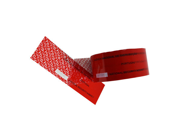Quality Carton Packing Security Seal Tape Prevent Stealing And Exchange Goods for sale