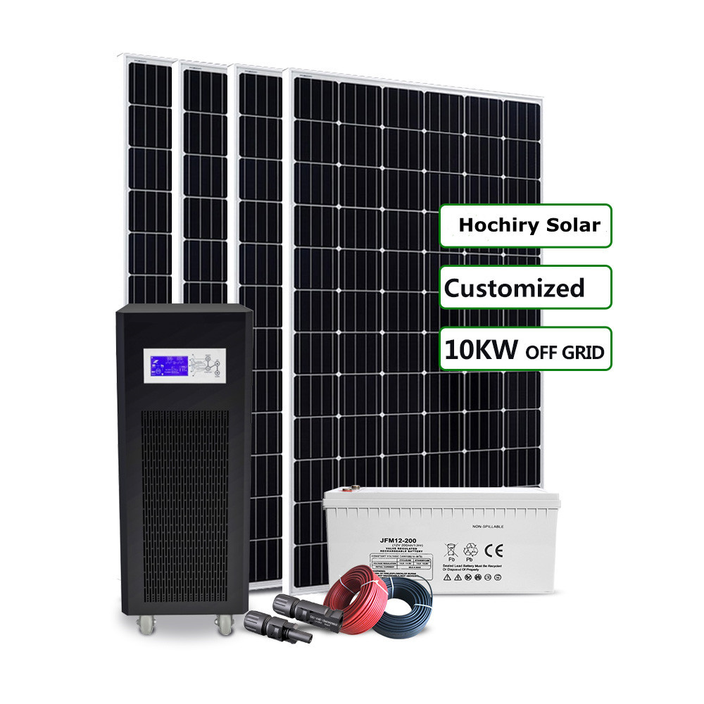 China 10kw 390W Off Grid Solar PV Panel Anodized Roof Mounting for sale