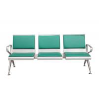 China Soft Cushion Aluminium Waiting Chair / AnticorrosiveThree Seater Waiting Chair factory