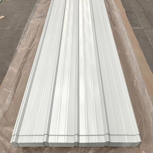 Quality Rectangle Glazed Metal Corrugated Steel Roofing Sheets 7.5mm for sale