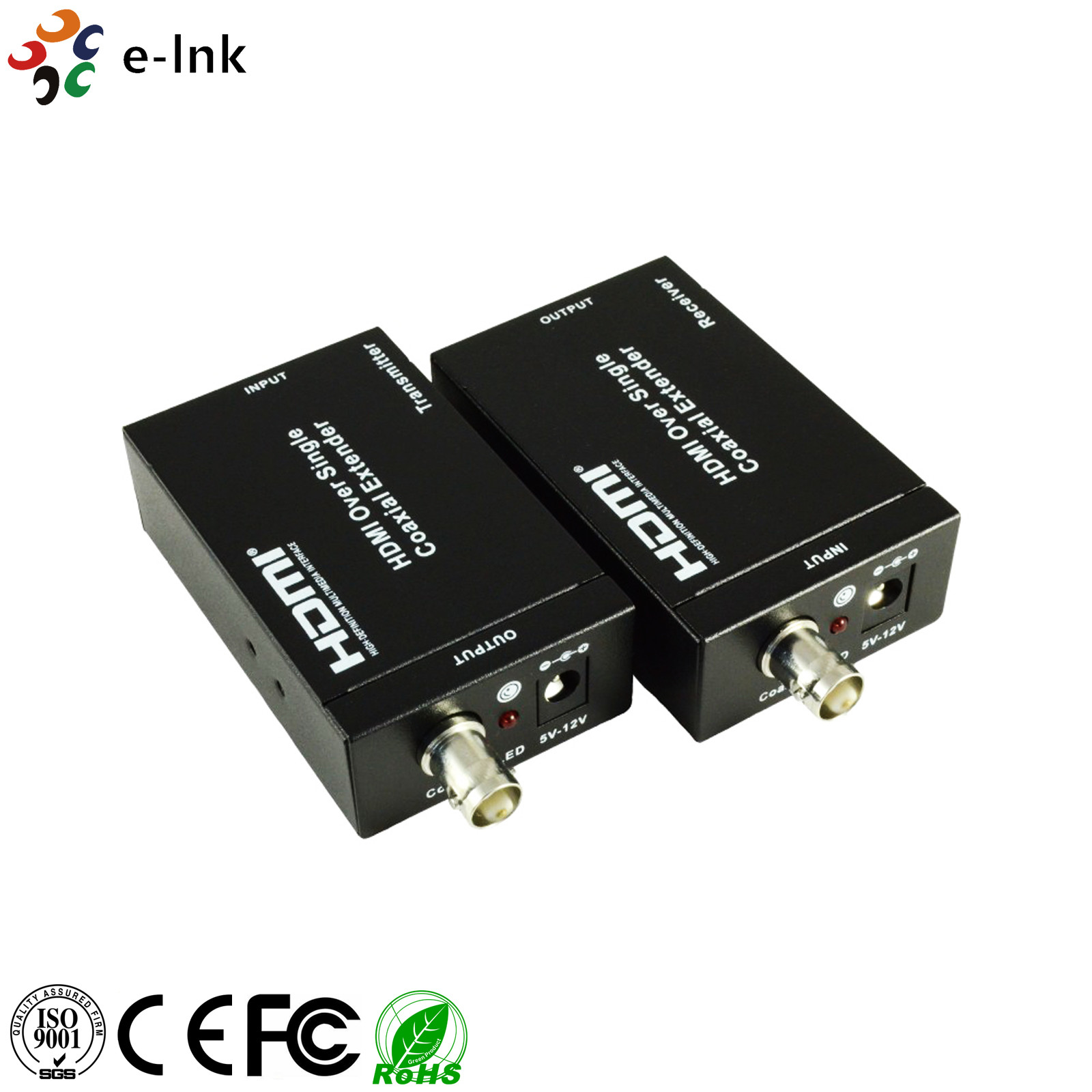 China IR Remote Control Hdmi To Optical Cable Converter Single RG6 Coaxial Cable Up To 100m/328ft factory
