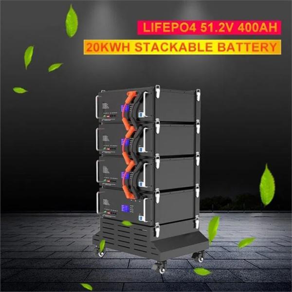 Quality Deep Cycles Stacked Lithium Battery Pack LiFePO4 Battery Customization for sale