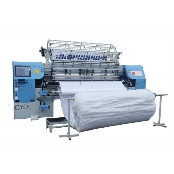 Quality 12 Inches Industrial 3 Needle Bars Shuttle CNC Quilting Machine for sale