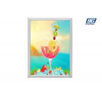 china YGY A2 Image Size Super Thin Anodized Silver Snap Poster Frames / LED Poster Display Light Box