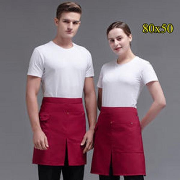Quality manufacture Custom Logo and Printing high quality Waist and bib unisex Apron For Kitchen Restaurant Coffee Shop Waiter Apron for sale