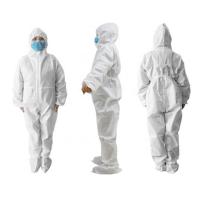 China Non Woven Full Body Protection Suit Disposable Hooded Coveralls Medical Use factory