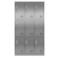 China Stable Performance 9 Door Steel medicine display cabinet , Home Clothing Metal Storage Locker for sale