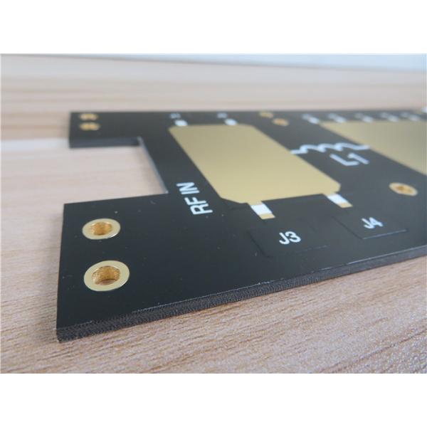 Quality Dual Layer High Frequency PCB Built on 2oz Copper 3.0mm PTFE With DK2.2 for Radio Systems for sale