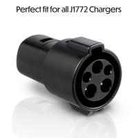 China 60A Electric Vehicle Supercharger Adaptor AC Connector Type1 To Tesla EV Car Adapter J1772 To TPC factory