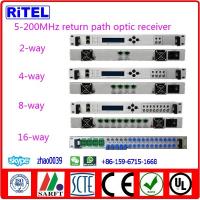 China 5~200MHz Indoor Return Path Optic Receiver OR2002R/2004R/2008R/2016R for DOCSIS3.0/3.1 cable modem factory