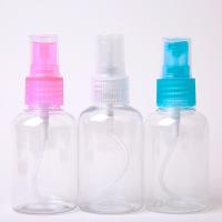 China 50ml Fine Mist Spray Bottles Plastic Face Sprayer Travel Bottle PET Transparent for sale