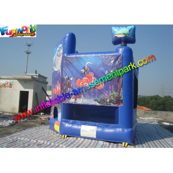 Quality OEM Outside Small Inflatable Commercial Bouncy Castles With PVC tarpaulin for sale