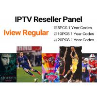 China USA Panel Reseller IPTV NBA NFL NHL 5000+ Live TV 20000+ VOD Iview Regular factory