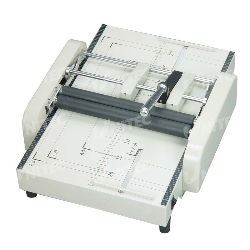 China HD-ZY1 70Gsm Paper Booklet Maker , Manual Free Pamphlet Maker factory
