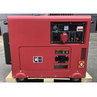 Quality Low Fuel Consumption Silent 7KW Single Cylinder Small Portable Generators for sale