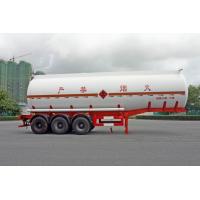 China 2 Axles Oil Tank Trailer 28600L , Fuel Tanker Semi Trailer 28.6CBM 10000×2490×3350 for sale
