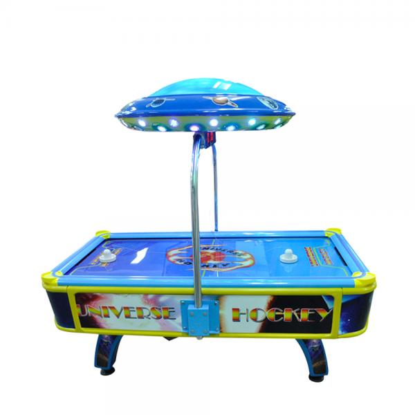 Quality 2 Players Small Air Hockey Arcade Machine For Space Theme Amusement for sale