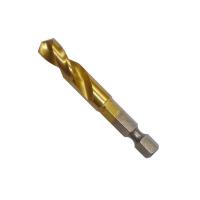 Quality Hex Shank HSS Drill Bits For Steel , High Speed Twist Drill Bit Titanium Coated for sale