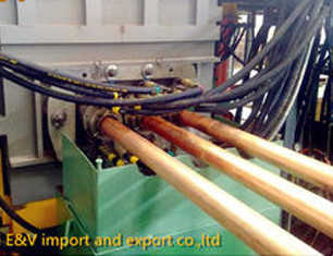 China Horizontal Ф80 Rod Copper Continuous Casting Machine 200Kw Holding Furnace factory
