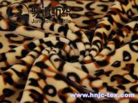 China Environment friendly leopard pattern imitated cuddle soft velboa for home textile factory