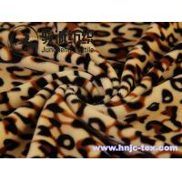 China Environment friendly leopard pattern imitated cuddle soft velboa for home textile for sale
