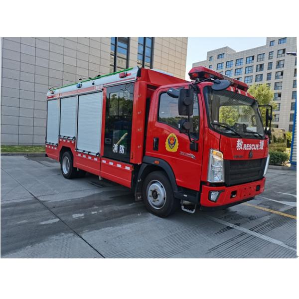 Quality PM35/SG35 HOWO Fire Truck Fire Safety Truck 7m Heavy Duty 11KW for sale
