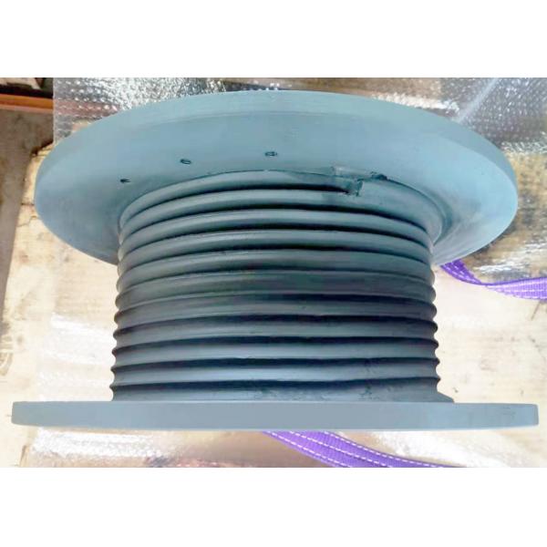 Quality Gray Carbon Steel Cable Winch Drum Lebus Grooved  For Mining for sale