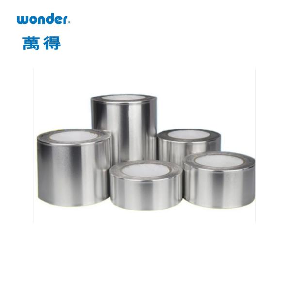 Quality Water Based High Temp Aluminum Tape , Silver Aluminum Foil Shielding Tape for sale