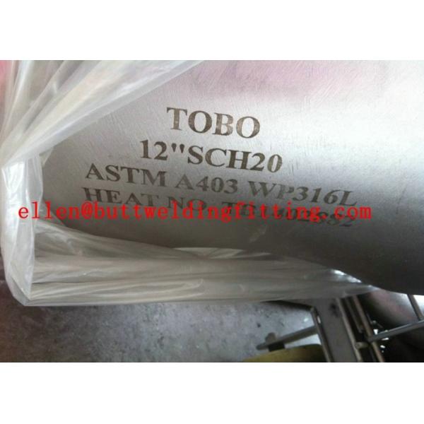 Quality ASTM A403 Seamless Stainless Steel 90 Degree Elbow DN15 - DN1200 for sale