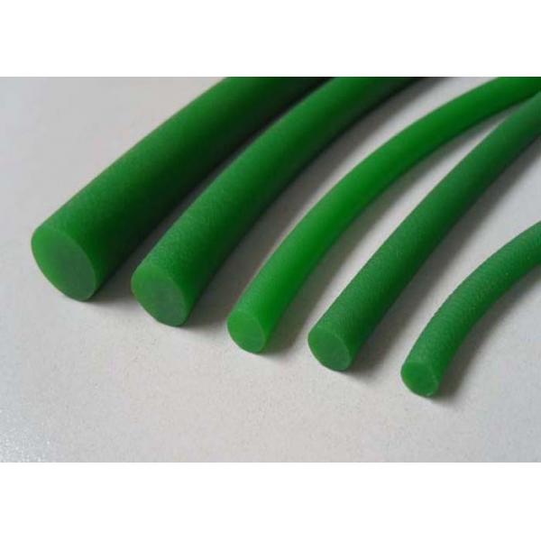 Quality Tensile Strength Breaking elongation Green Polyurethane Round Belt for Industry for sale