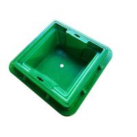 Quality FRP Garden Rainwater Manhole Cover , 38mm Height Composite Resin Manhole Cover for sale