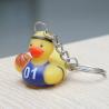 China Harmless Cute Sports Theme Mini Duck Keychains Gift For Kid'S Birthday Parties factory
