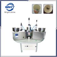 China China SS304 tea hidden paper cup making machine for back tea and coffee factory