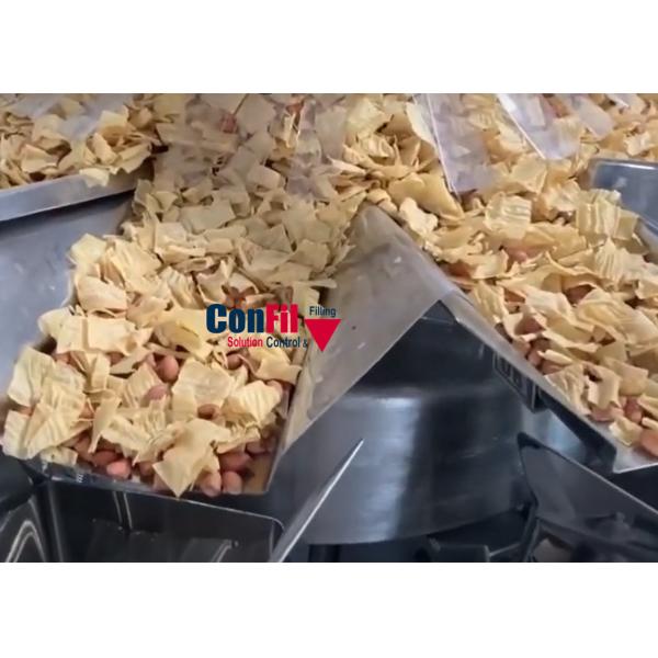 Quality Multihead Weigher Packing Machine for Extruded Sanck Corn Snack High Speed Packaging System for sale