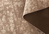 China Warp Knitted Embossed Sofa Velvet Upholstery Fabric Anti Pilling factory