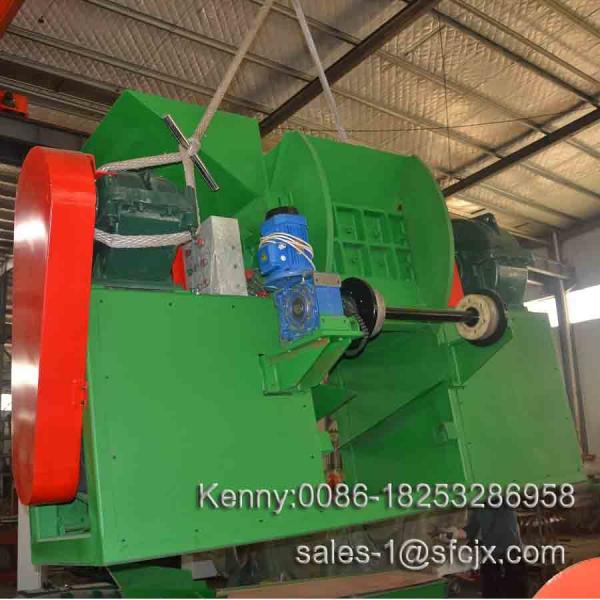 Quality Double Shaft Waste Tire Shredder / Used Tire Recycling Machine / Rubber Powder for sale