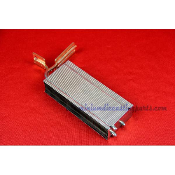 Quality Progressive Die Stamping Copper Pipe Heat Sink With Aluminum Enclosure for sale