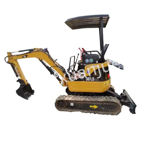 Quality Demolition Used Caterpillar 301.5 Cat Mini Excavator 4.4/2.9km/H for sale