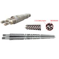 Quality Screw And Barrel For Plastic Extruder / Extruding Machine Single Screw Double Screw for sale